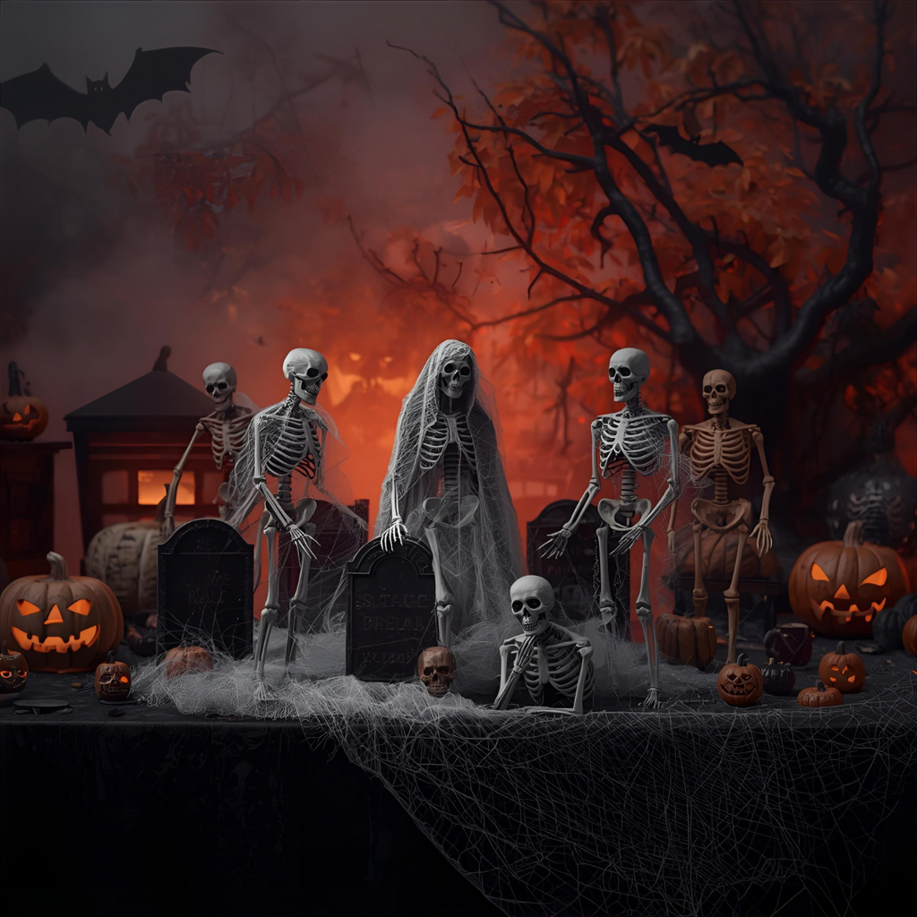 Toile d’Araignée Halloween avec Araignée – Extensible et Réaliste