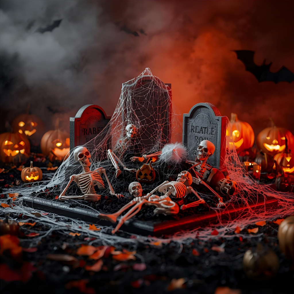 Toile d’Araignée Halloween avec Araignée – Extensible et Réaliste