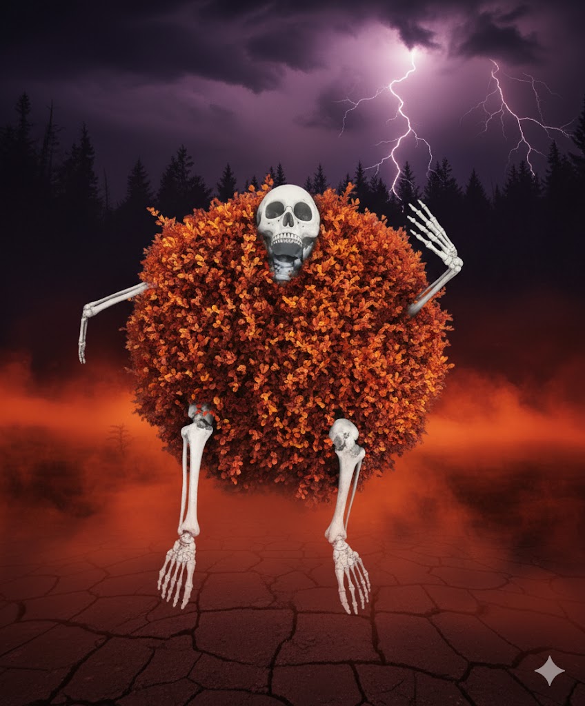 Squelette Halloween à Planter – Crâne et Bras Réalistes